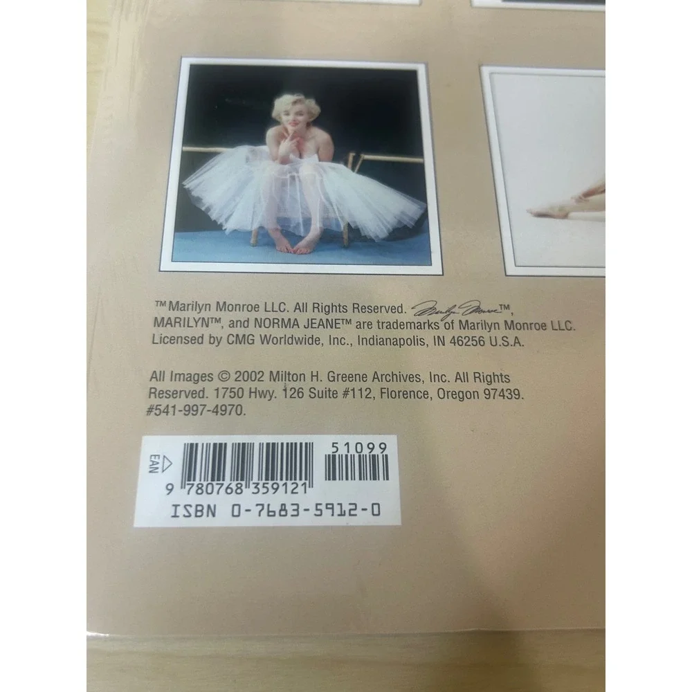 Vintage Marilyn Monroe 2003 Wall Calendar‎ Milton H Greene Photos Sealed New